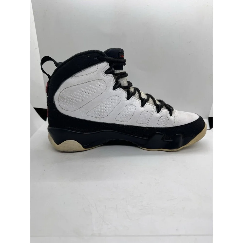 Nike Air Jordan 9 Mens size 10 White Black Space Jam Shoes Sneakers 302370 112